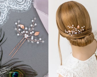 Choise color: 1pc Bridal hair pin, pearl hair pin, hair pins with rhinestones and pearls