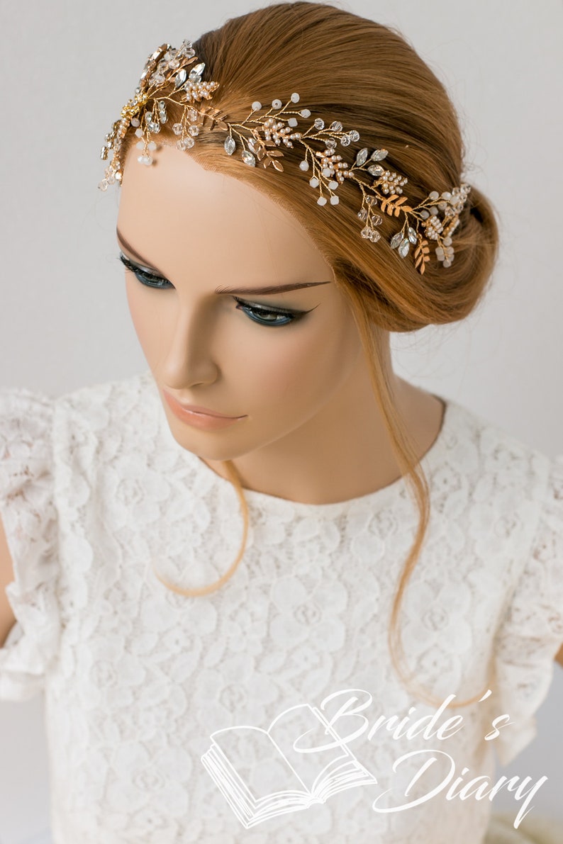 brautschmuck haarkranz