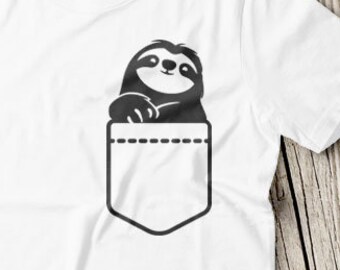 T-shirt Sloth Pocket PNG, Clipart, Angle, Animal, Better Than Pants, Black,  Brand Free PNG Download
