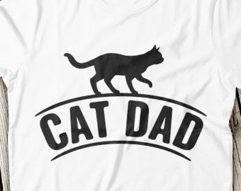 Cat Dad Svg File Etsy
