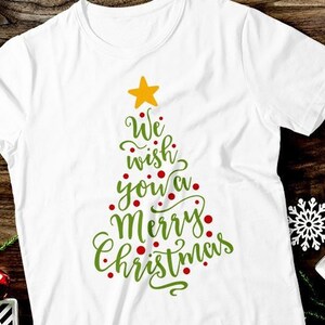 Kerstboom Svg Merry Christmas SVG Kerst svg Kerst svg bestanden Kerstboom Svg Wij wensen u svg Cut File Silhouet Cameo Cricut