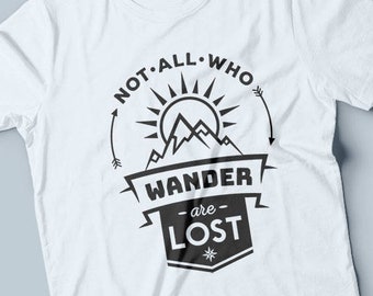 Not All Who Wander Are Lost SVG Adventure Svg File Adventure | Etsy