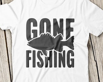 Gone Fishing SVG, Fishing svg, Fishing SVG file, Gone Fishing SVG file, Hook svg, Fish svg Cut File Fishing Hook svg Silhouette Cameo Cricut