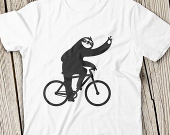 Sloth svg Sloth on a bicycle svg Cute Sloth svg Sloth on Bike svg Slow down svg Lazy Sloth svg cut SVG cricut Sloth svg file Cute Sloth svg