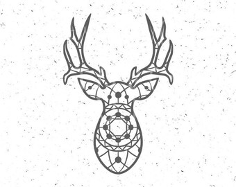 Download Deer mandala | Etsy
