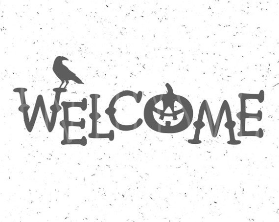 Download Welcome Svg Design Pumpkin Svg Welcome Halloween Svg Etsy