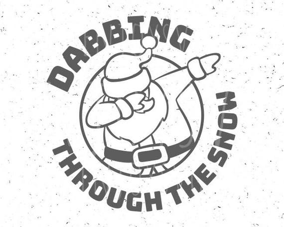 Download Santa Svg Dabbing Through The Snow Svg Dabbing Santa Svg Etsy PSD Mockup Templates
