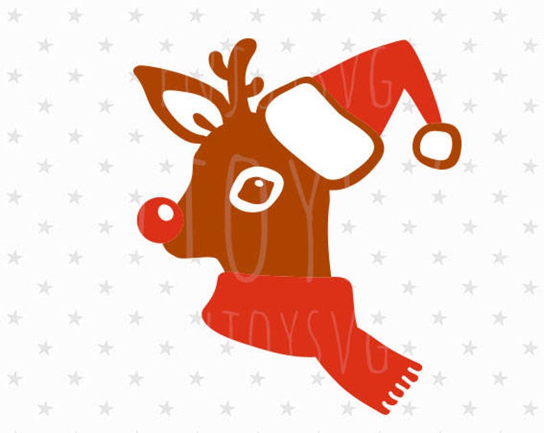 Rudolph SVG Rudolph Svg File Rudolph the Red Nosed Svg - Etsy