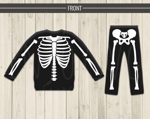 Halloween SVG Skeleton Svg Kid Skeleton Costume Svg - Etsy