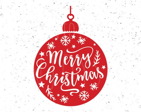 Download Merry Christmas Svg Christmas Balls Svg Merrry Christmas Svg Etsy