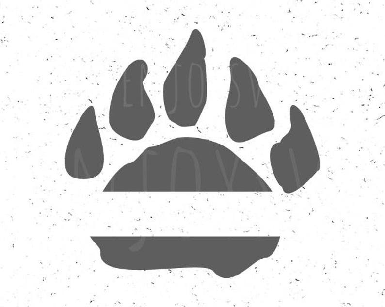 Download Bear paw Monogram svg Bear paw Svg Bear paws Monogram SVG ...