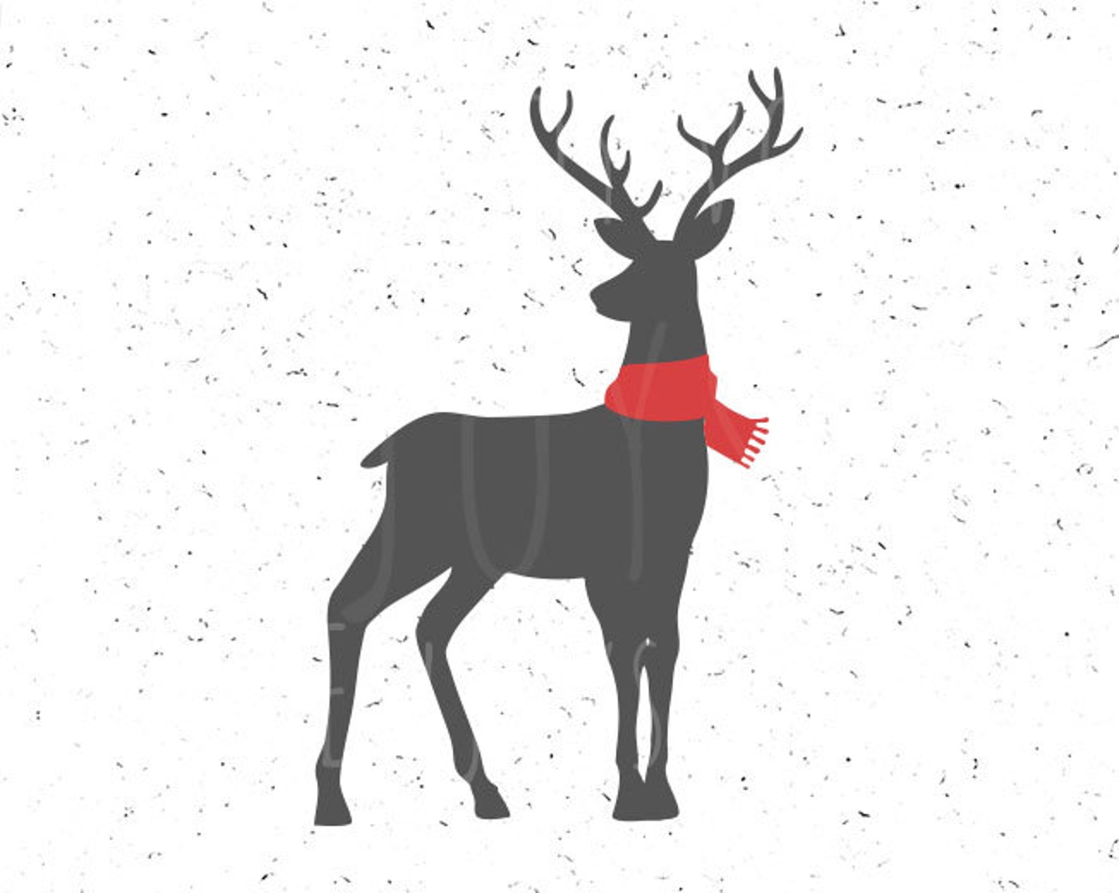 Christmas Deer SVG Christmas Svg Christmas Deer Svg File - Etsy