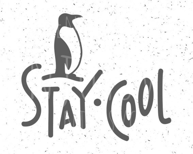 Download Stay cool SVG Summer SVG Stay cool svg file Penguin svg | Etsy