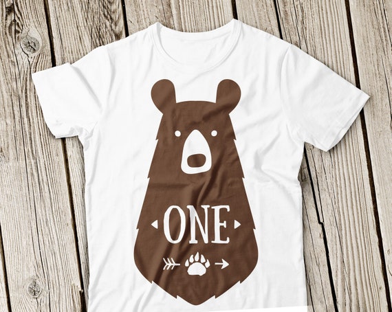 Download One Svg File Baby Bear Svg One Svg Baby Birthday Svg Baby Bear Etsy