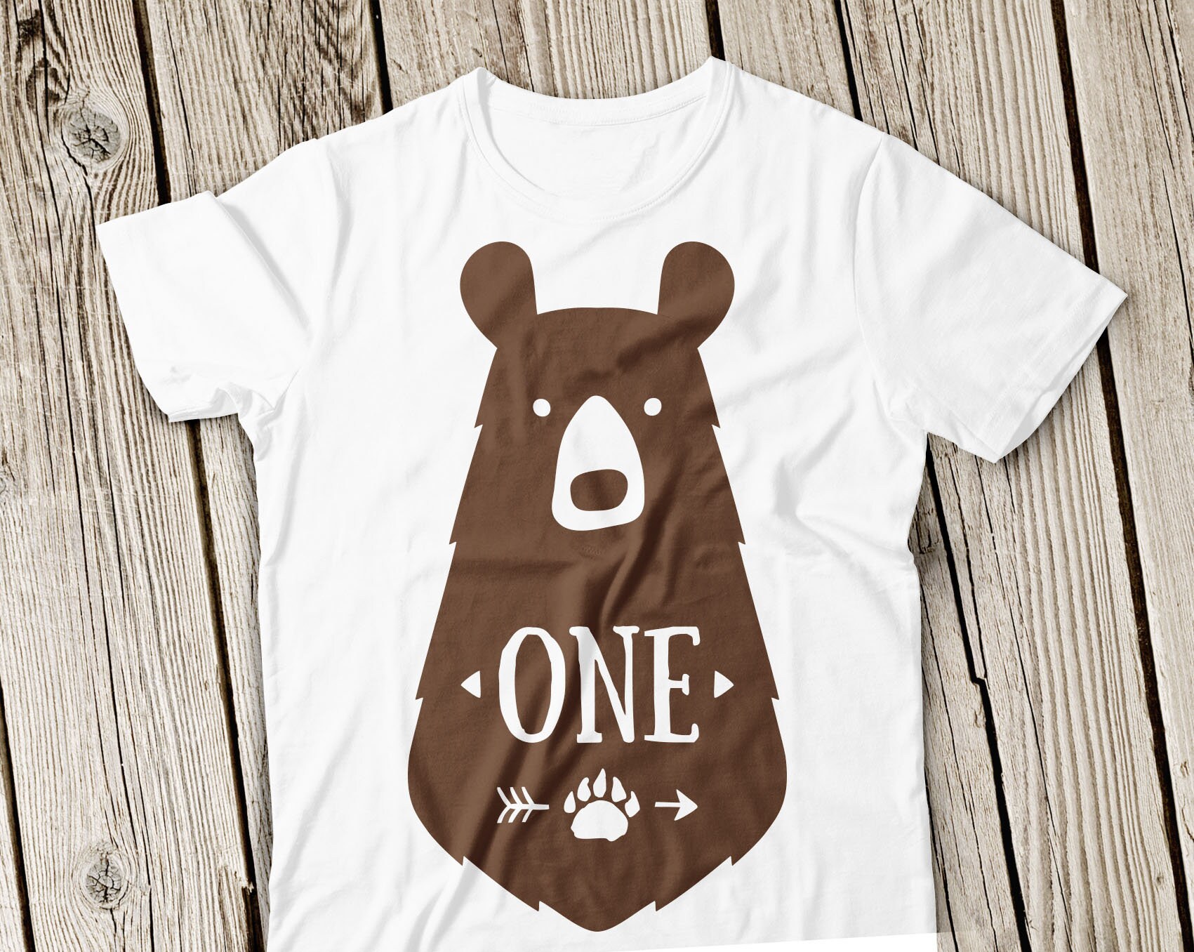 Download One Svg File Baby Bear Svg One Svg Baby Birthday Svg Baby Bear Etsy