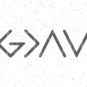 God is groter dan de hoogtepunten en dieptepunten svg God is meer svg God SVG christelijke SVG religieuze SVG Cricut digitale Cut bestand silhouet