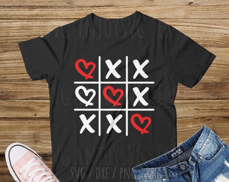 Tic Tac Toe Game Svg Valentines Day Svg Tic Tac Toe - Etsy