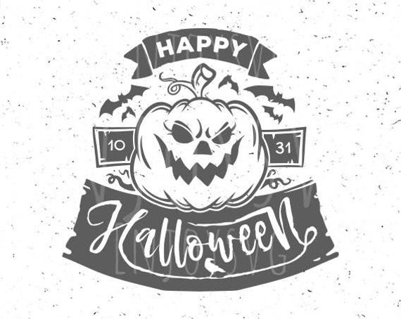 Happy Halloween SVG Halloween SVG Scary Pumpkin svg Happy ...