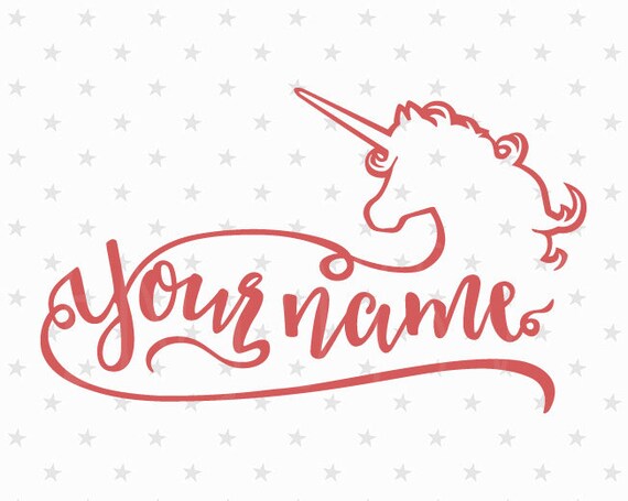 Download Unicorn svg Your name Unicorn svg Unicorn custom order svg | Etsy