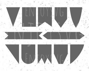 Download Bunting svg Banners Bunting svg Flags Banner svg Ribbon Banner