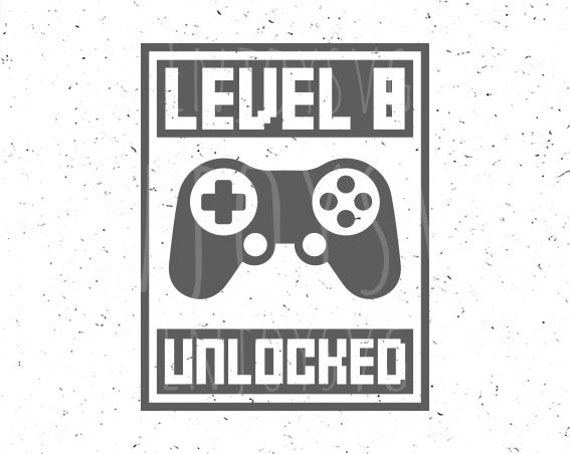 Download Birthday Boy Svg Level Svg Birthday Boy 8 Years Old Svg Etsy