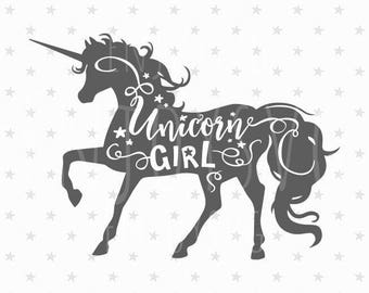 Download Birthday Girl SVG Unicorn Birthday SVG Unicorn iron on file