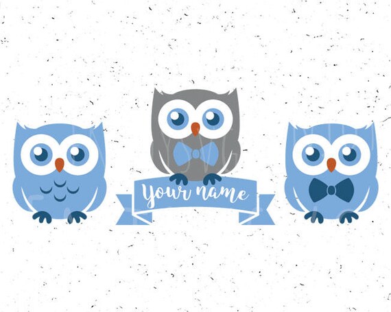 Download Owl Svg Owl Boy Svg Owl Monogram Svg Owl Set Svg Owl Boy Etsy