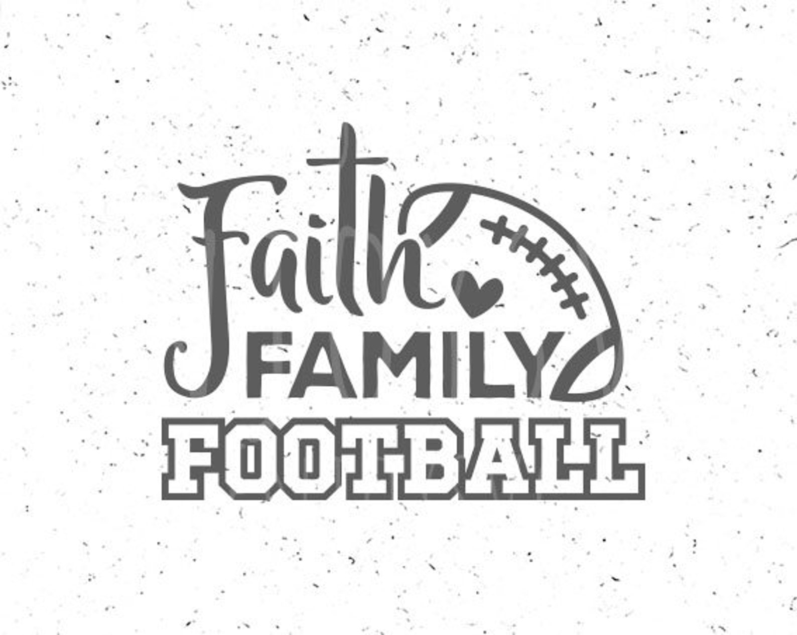 Faith Family Football Svg Football Svg Football Helmet Svg - Etsy