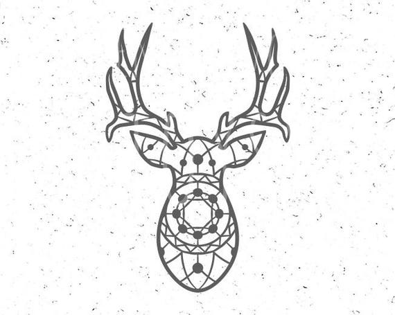 Download Deer SVG Mandala svg Deer Head Mandala svg Deer Mandala ...
