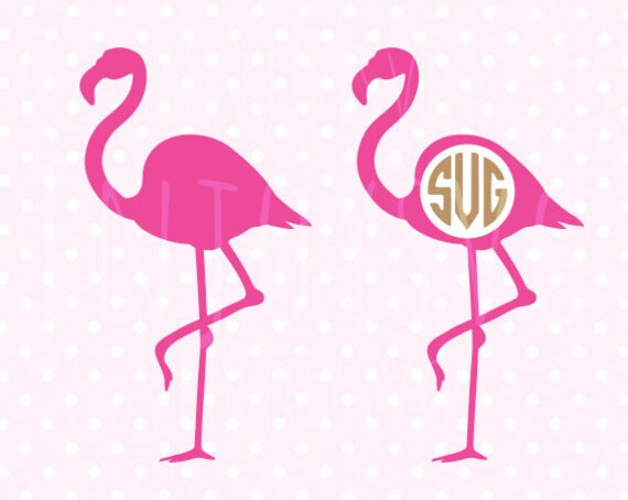 Download Flamingo Monogram Svg Flamingo Svg Flamingo Svg File Etsy