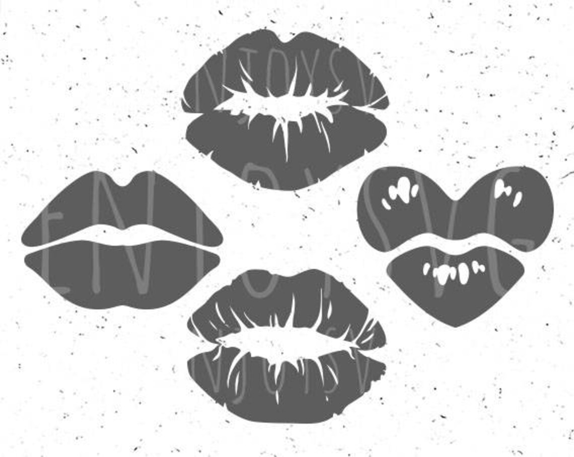Kissing Lips SVG Lips SVG Kiss Svg Lips Svg Beauty Svg Lips Etsy