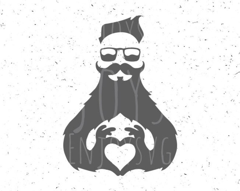 Download Father's Day svg Father with beard svg Funny hipster | Etsy