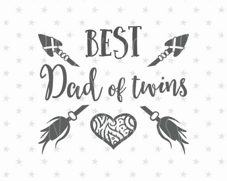 Download Best Dad svg Best Dad of twins svg Father's Day svg Dad of | Etsy