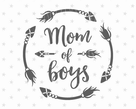 Download Mom of boys svg Best Mom svg Mom of boys svg file Mother's | Etsy