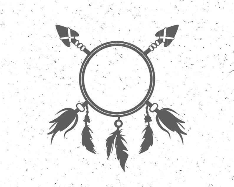 Download Arrow monogram svg Arrow Circle monogram svg Feathers svg ...