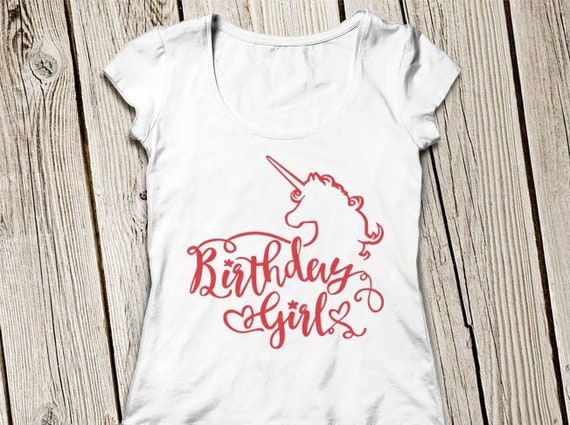 Download Birthday Girl SVG Unicorn SVG Unicorn Birthday Girl svg | Etsy