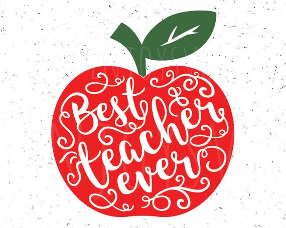 Download Best Teacher ever svg Teacher Apple SVG Teacher svg Teacher | Etsy