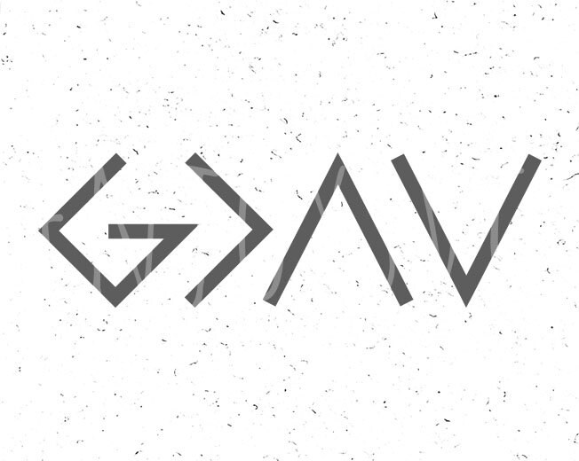 God is Greater than the highs and lows svg God is Greater svg | Etsy