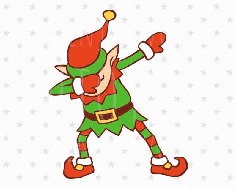 Dabbing SVG Dabbing Elf svg file Dabbing Santa Dabbing SVG Dab | Etsy