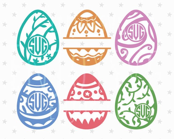 Download Easter Egg SVG Egg Monogram Svg Monogram Easter Egg Svg ...