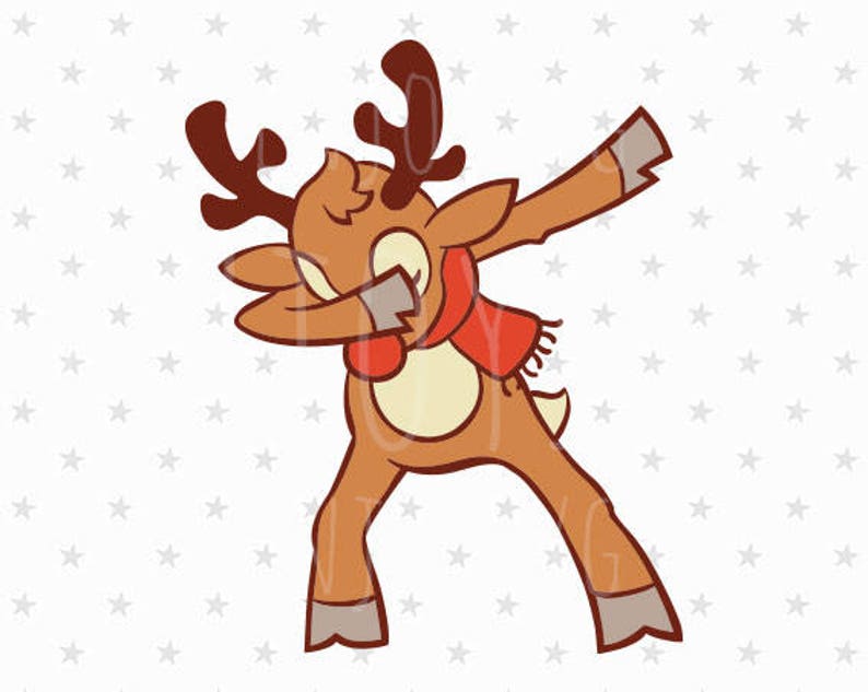 Download Dabbing raindeer SVG Dabbing Rudolph Svg Red Nosed ...