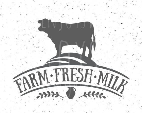 Download Farm fresh Milk svg Farm svg Farm fresh Milk svg file Farm ...