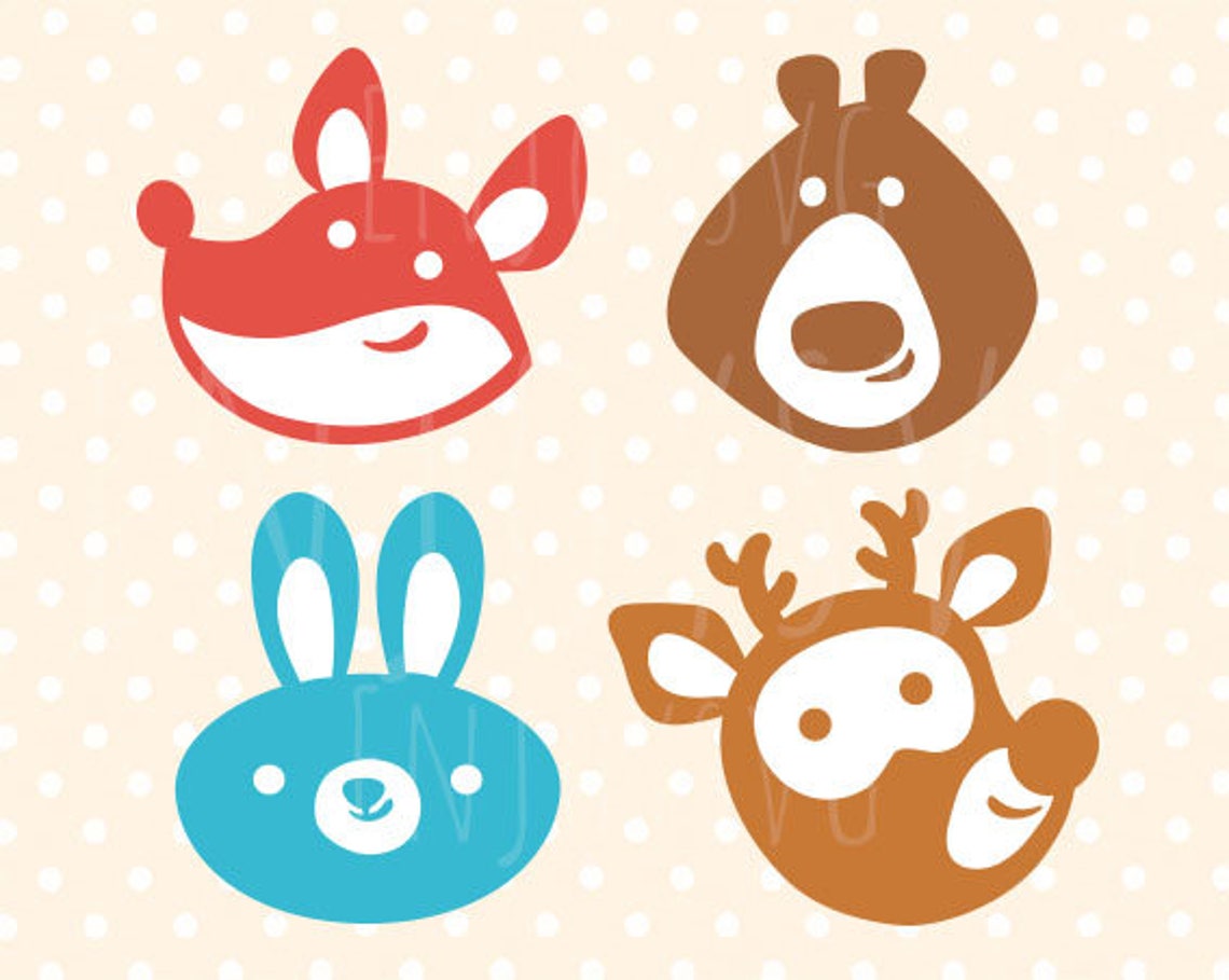 Woodland Animals Svg Woodland Svg Forest Animals Svg Baby - Etsy