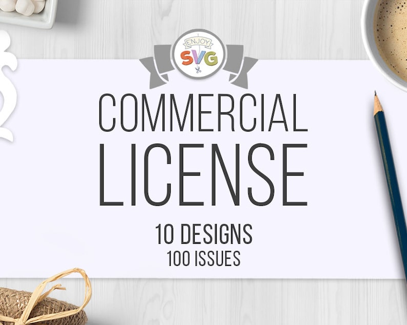 10 Designs Commercial Use Licensing SVG Commercial Use License | Etsy