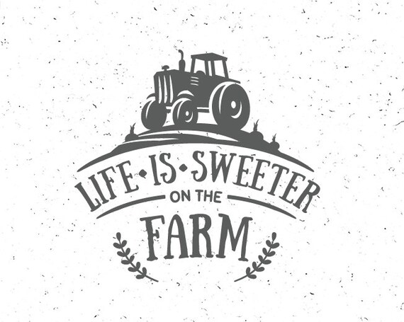 Download Life Is Sweeter On The Farm Svgfarm Svgfarm Family Etsy PSD Mockup Templates