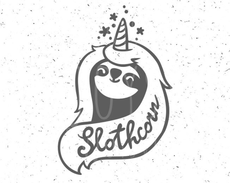 Download Slothcorn svg Sloth svg Cute Sloth svg Unicorn svg Slow ...