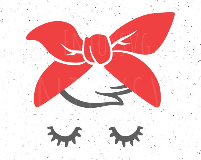 Bandana SVG Bandana Girl Svg Girl With Bandana Svg Bandana Etsy