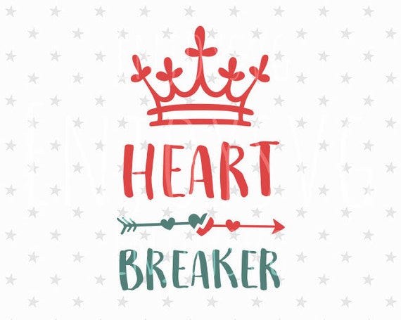 Download Heart Breaker svg Valentine's day svg Baby Girl svg Baby | Etsy
