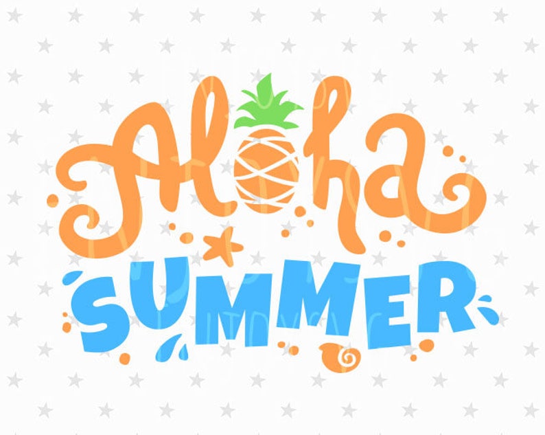 Download Aloha Summer svg Pineapple svg Aloha svg file Aloha Summer ...