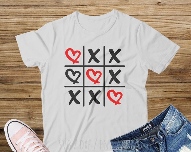 Tic Tac Toe Game Svg Valentines Day Svg Tic Tac Toe - Etsy